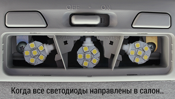 Светодиодные лампы netuning для салона автомобиля