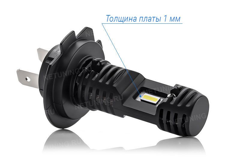 Светодиодные лампы h7 GL2 дают правильную светотеневую границу