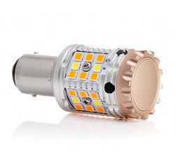 Светодиодная двухцветная лампа с обманкой P21/5W-40s30wa - 1157 - T25