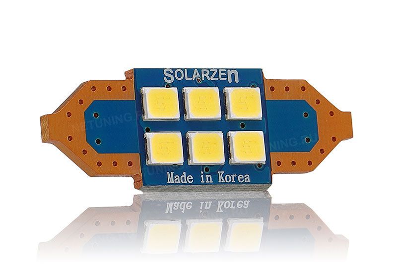 Светодиодная лампа Solarzen c5w 6s35f31