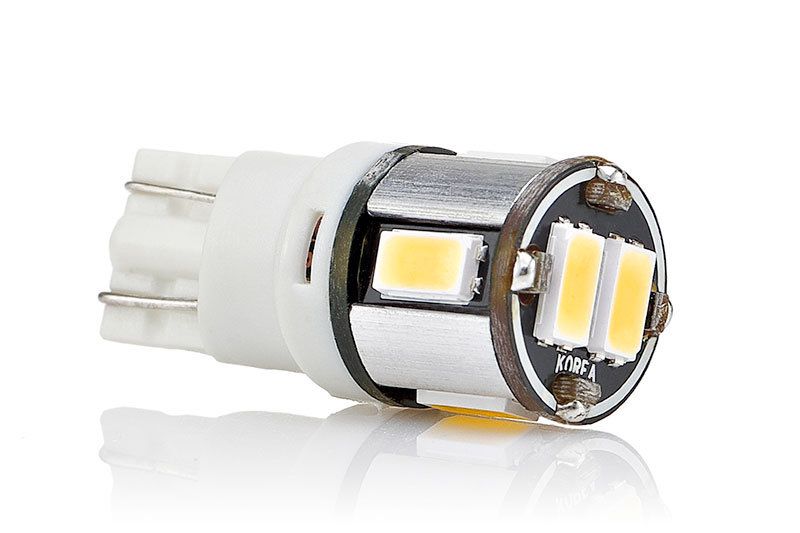 Расположение свето диодов лед Solarzen W5W-6s56